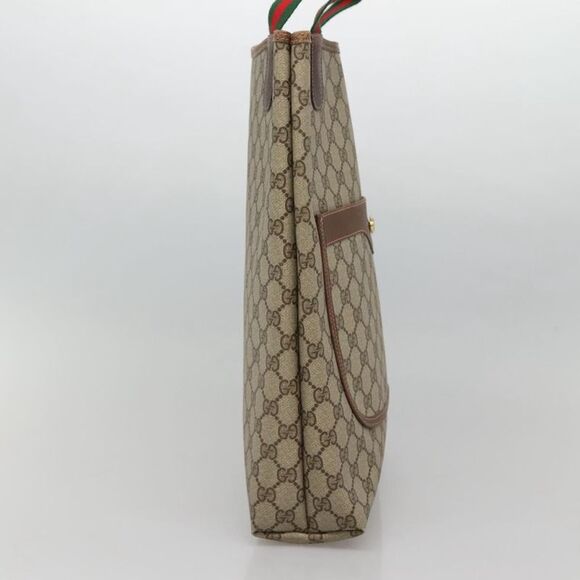 Pre Loved gucci Women Beige Tote Bags - Picture 4 of 8
